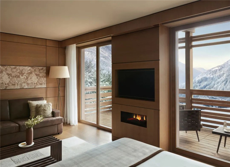 酒店客房設計-當代奢華風Lefay Resort&SPA Dolomiti設計賞析 酒店客房設計-當代奢華風Lefay Resort&SPA Dolomiti設計賞析