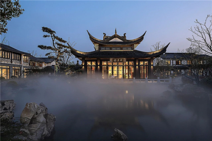 私家園林風新中式高端度假酒店設計案例 私家園林風新中式高端度假酒店設計案例